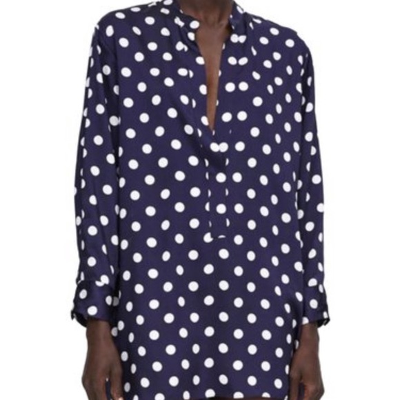 Zara Polka Dot Tunic - Picture 4 of 8